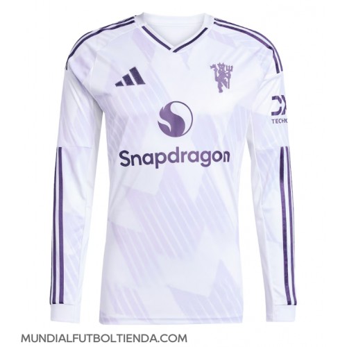 Camiseta Manchester United Segunda Equipación Replica 2025-26 mangas largas